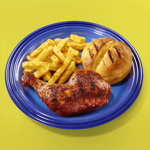1/4 Chicken, Chips & Garlic Roll <<< Pedro's >>>