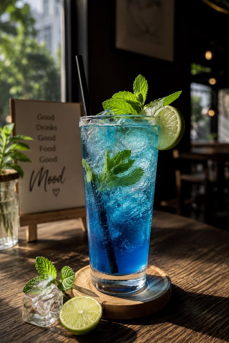 موهيتو بلو أوشن (Blue Ocean Mojito)