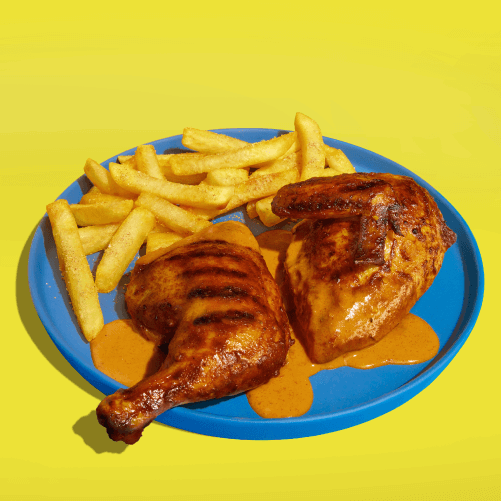 1/2 Chicken & Chips <<< Pedro's >>>
