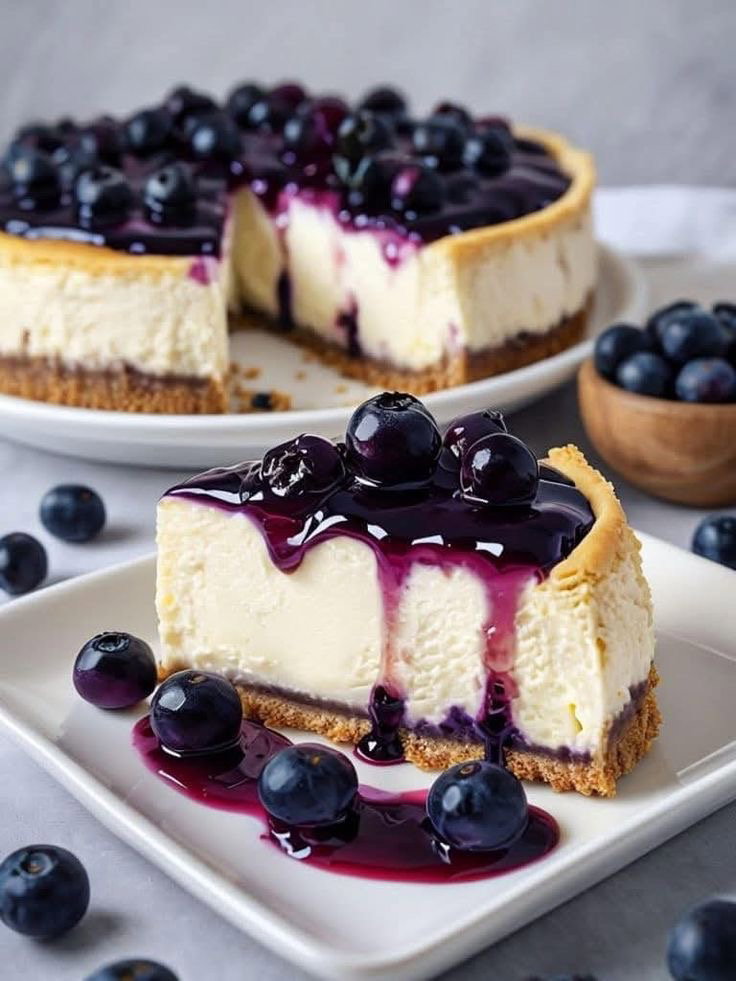 تشيز كيك توت (Blueberry Cheesecake)
