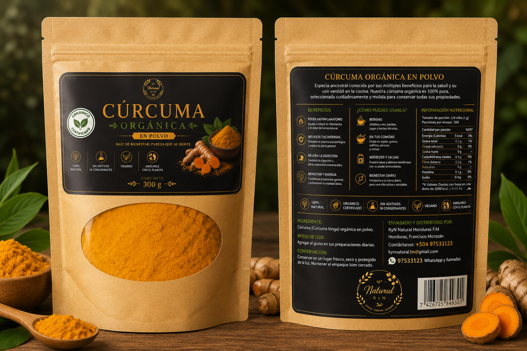 Cúrcuma Orgánica en Polvo