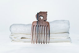 Peigne afro, en bois d'ébène