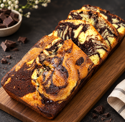 Golden Marble Chocolate Loaf