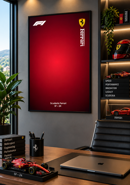 Ferrari SF-24 F1 Lego Technic Display Frame