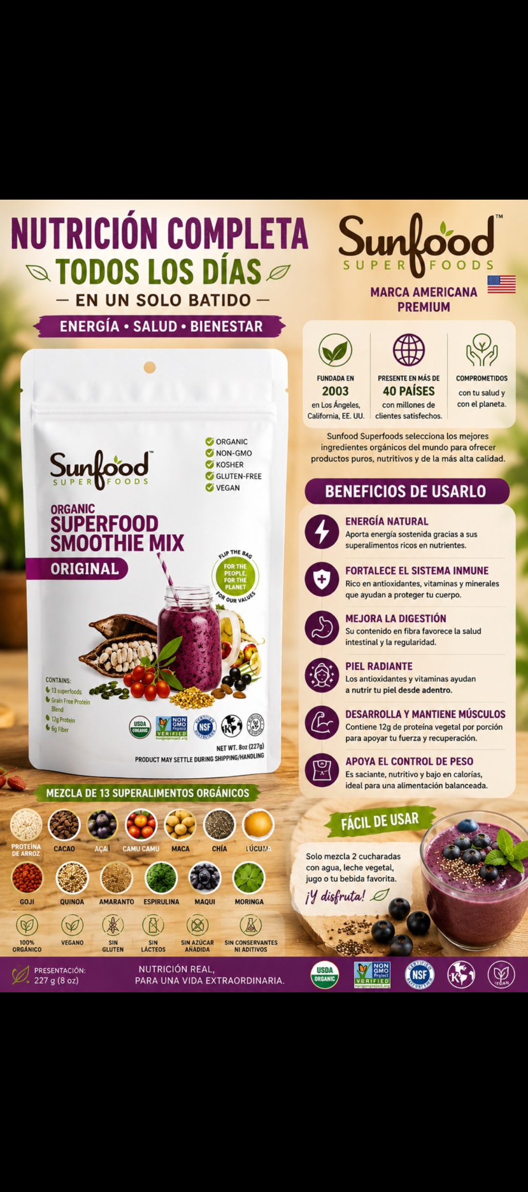 Superfood Smoothie Mix Original