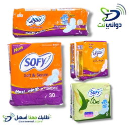 حفاضات سوفي نسائي [ الترا & مضغوط & زيت زيتون & الترا ٣٠]