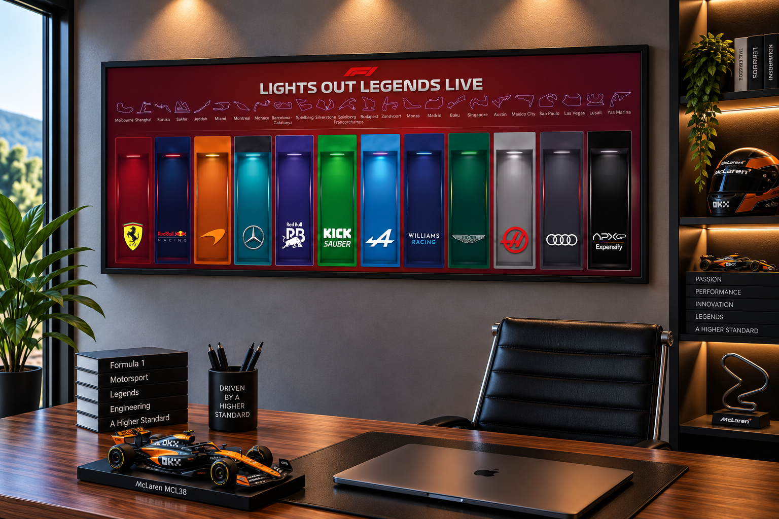 F1 Speed Champions 12 Team Horizontal Display Frame_2