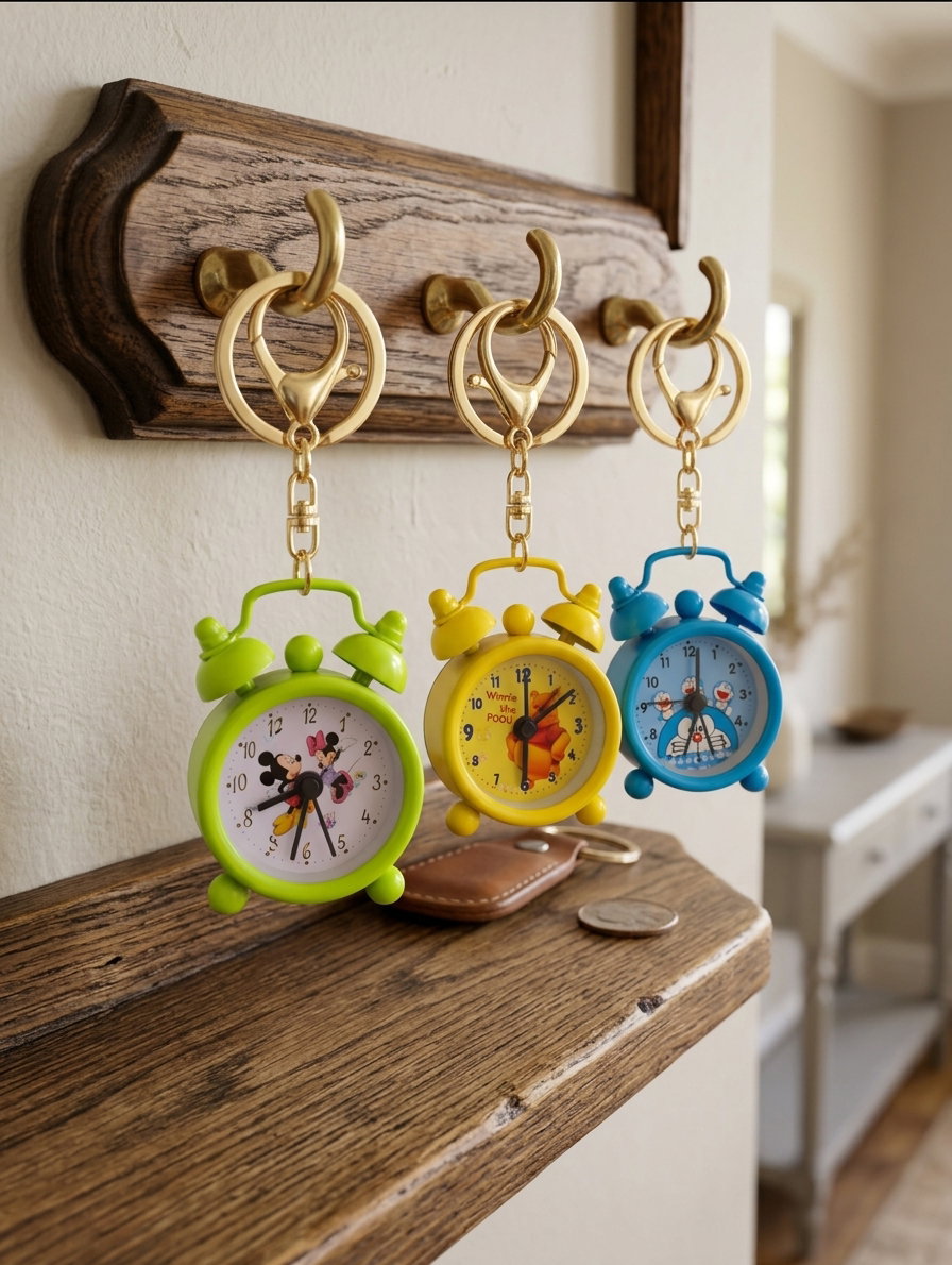 Kids Alarm Clock Mini – Cute Bunny Design Table Clock for Bedroom