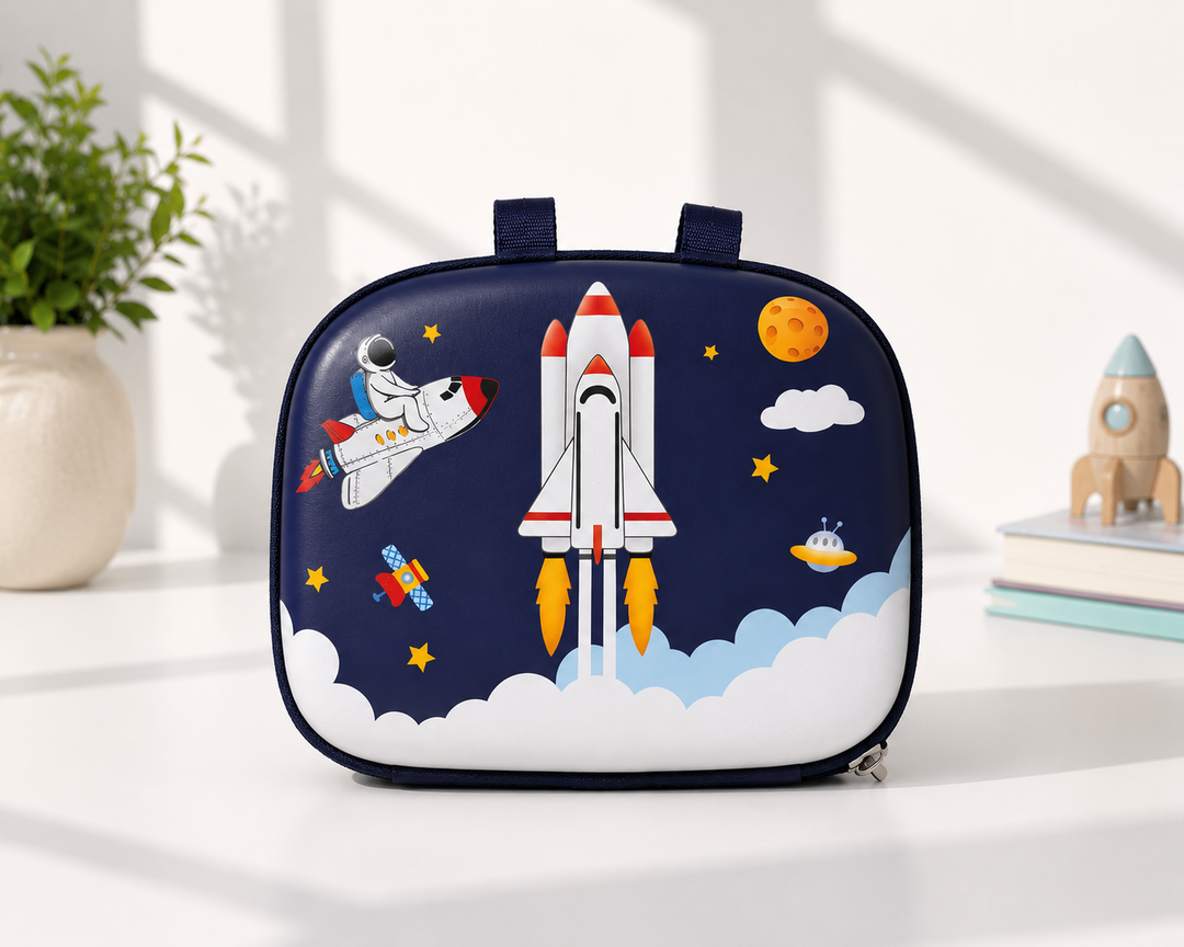 Space Rocket Kids Lunch Bag