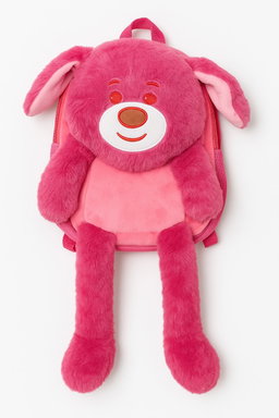Pink Puppy Plush Backpack