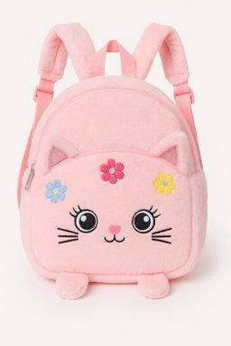 Pastel Bunny Plush Backpack