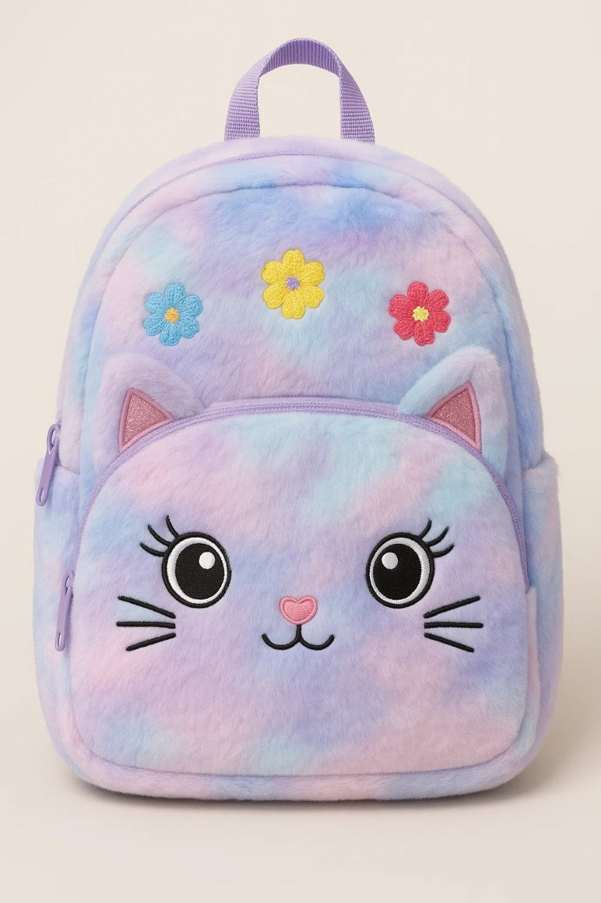 Pastel Rainbow Cat Backpack_0