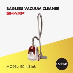 Sharp 1600W Vacuum Cleaner Bagless 4 Stage Hepa Filter EC-NS16R