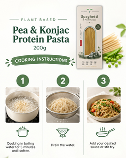 BRU Plant-Based Pea & Konjac Protein Pasta 200g