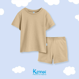 SETELAN PENDEK POLOS CREAM