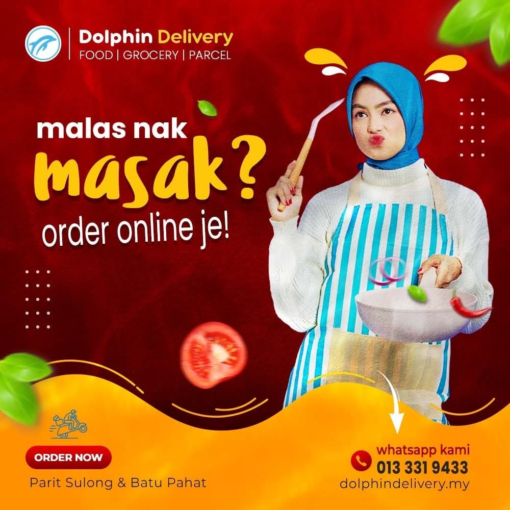 "Korang tengok je ke Cheese meleleh tu? Tak rasa 'tergugat' ke iman? 🤤 Tak payah gaduh-gaduh fikir nak makan apa malam ni. Kitorang ada pizza paling juicy, paling gebu, dan paling generous dengan topping! Sekali gigit, confirm mata terpejam sebab sedap sangat. Nak rasa kebahagiaan sejati? Tekan link di bawah sekarang untuk order 👇 👇 👇 https://take.app/id/dolphinfooddelivery atau melalui wasap.my//601166880130/nakorderpizza P/S: Jangan tengok lama sangat, takut kempunan nanti!"_2