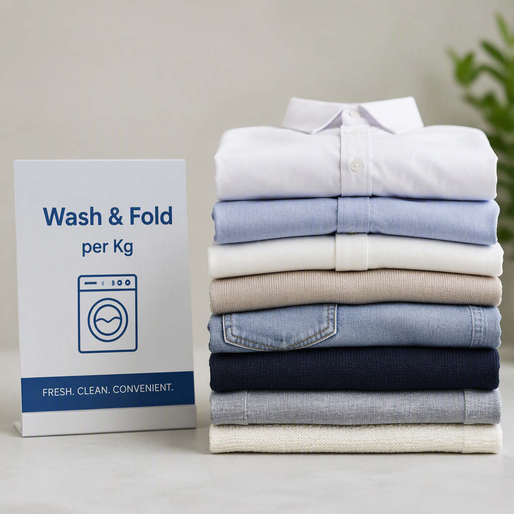 Wash and Fold per Kg