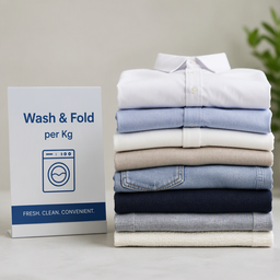 Wash and Fold per Kg