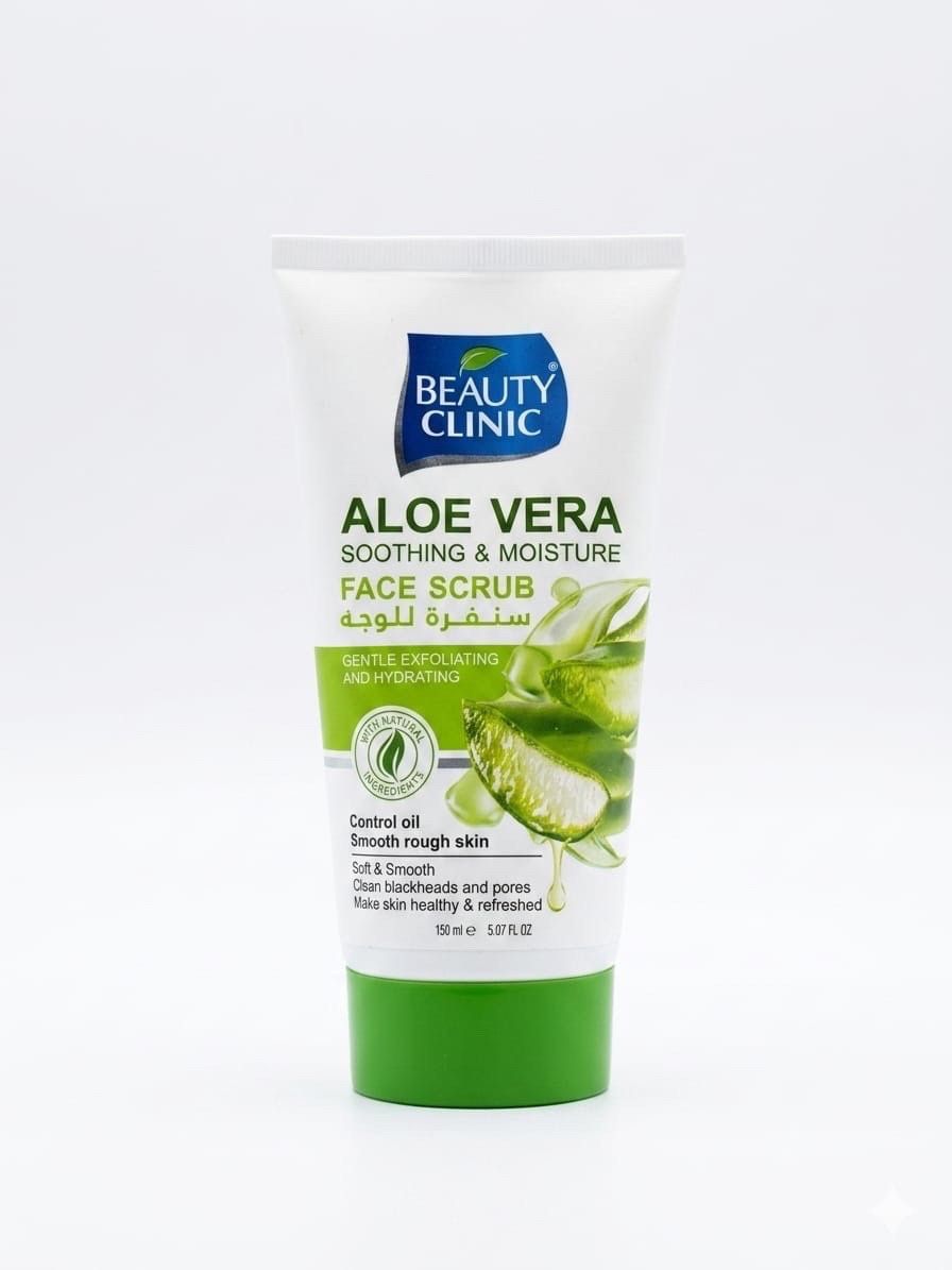 بيوتي كلنك مقشر وسنفرة للبشرة بالألوفيرا 150ml _0