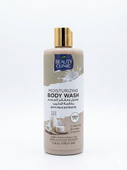 بيوتي كلنك شور ومقشر للجسم بخلاصة الحليب 500ml