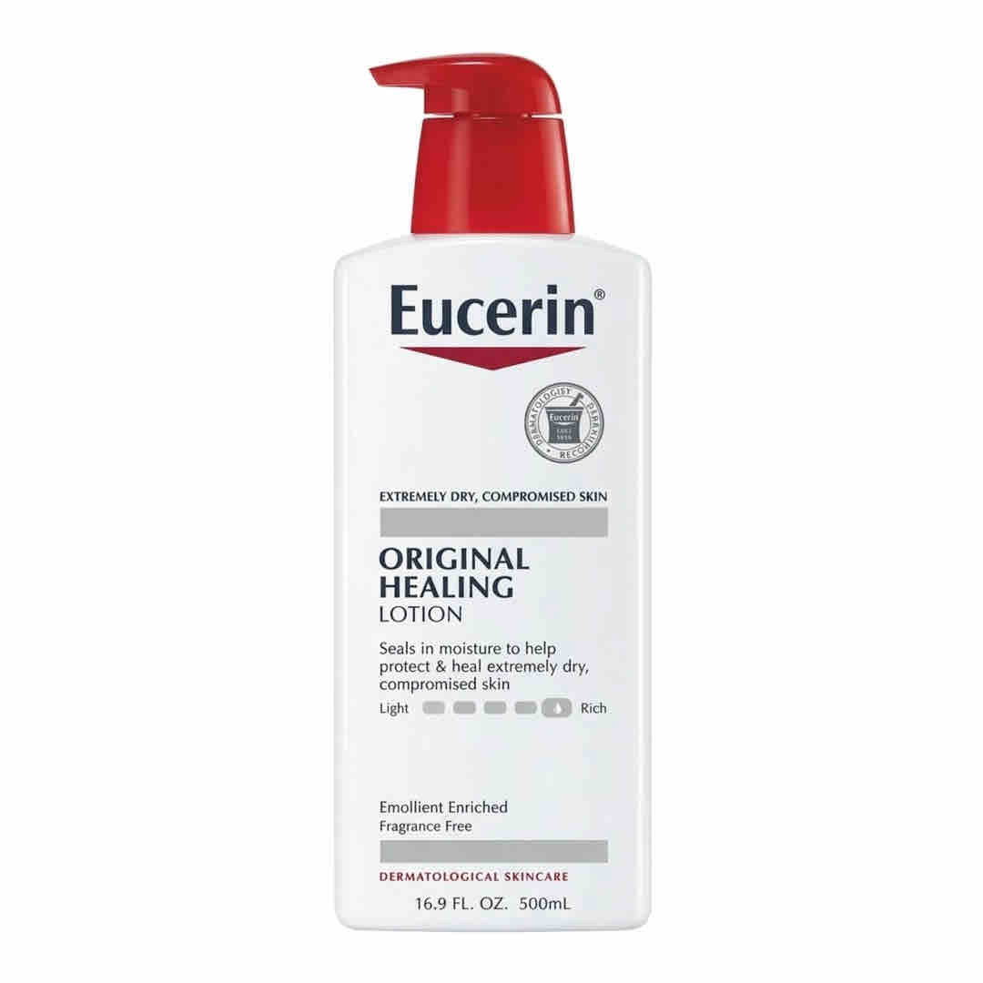 يوسيرين لوشن مرمم للبشرة الجافة جداً والمتضررة 500 مل  Eucerin Original Healing Lotion_0