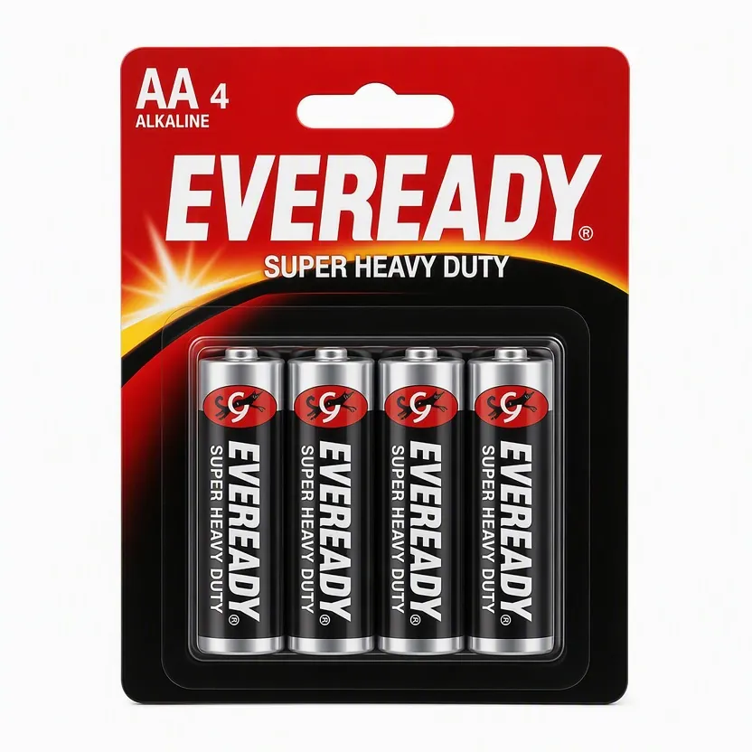 Eveready AA Batteries 4 Pack