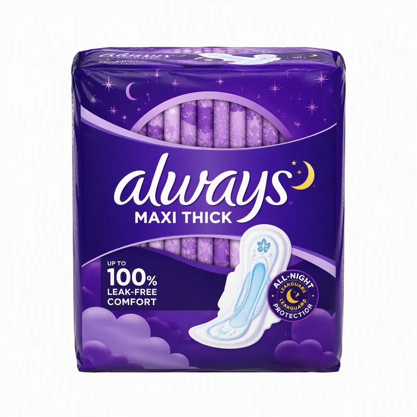 Always Maxi Thick Night Pads 8s_0
