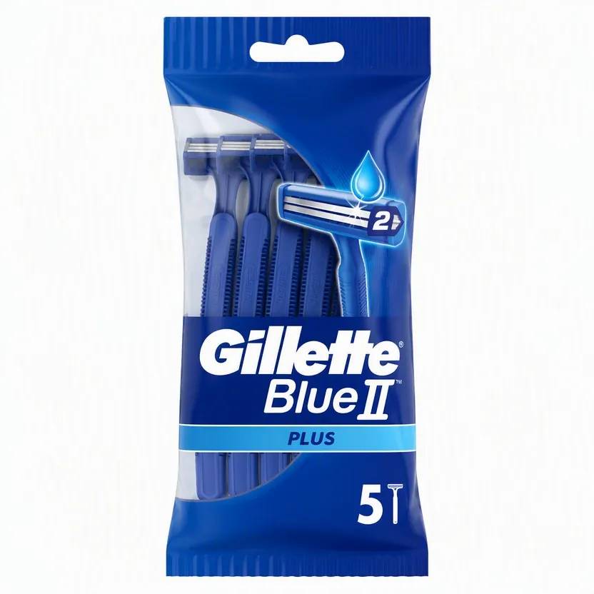 Gillette Blue II Disposable Razors 5s_0