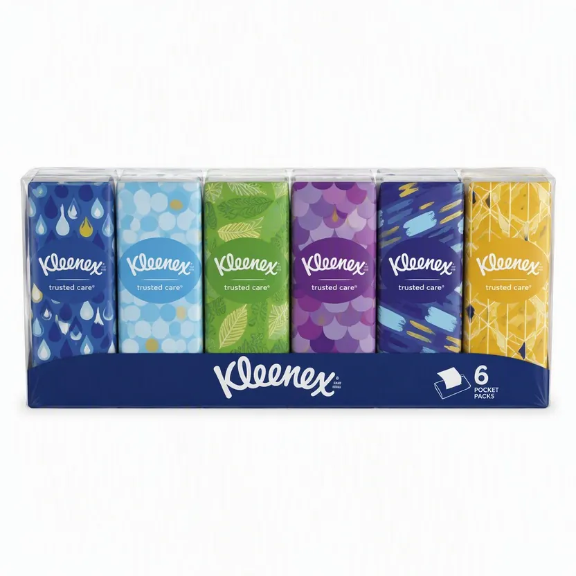 Kleenex Pocket Tissues 6 Pack