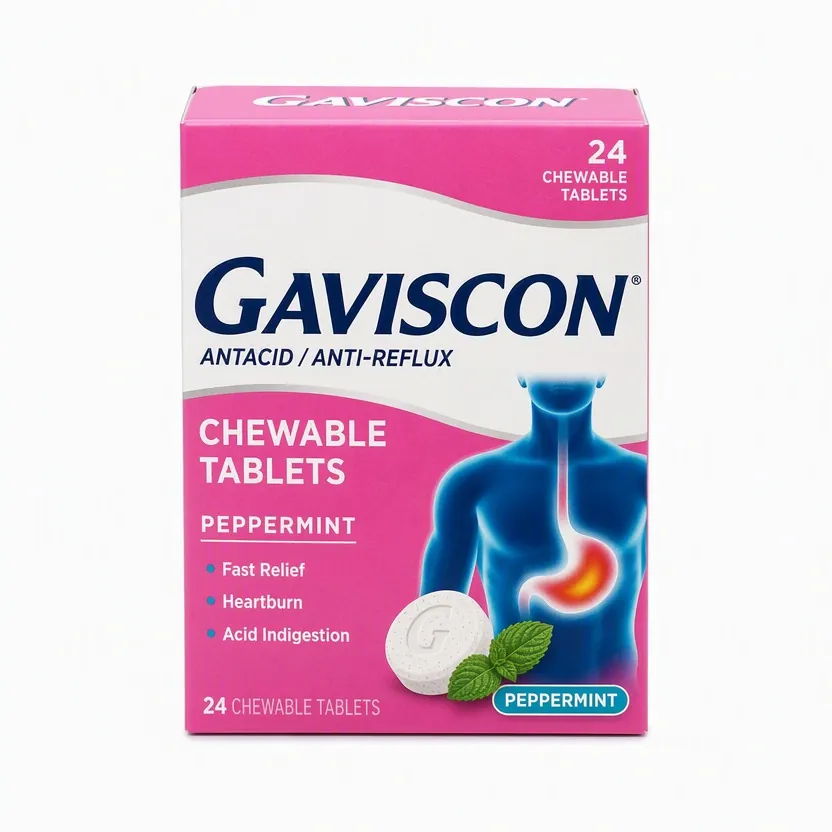 Gaviscon Peppermint Chewable Tablets 24s