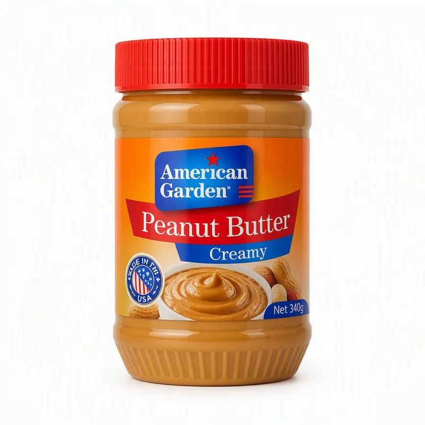 American Garden Creamy Peanut Butter 340g