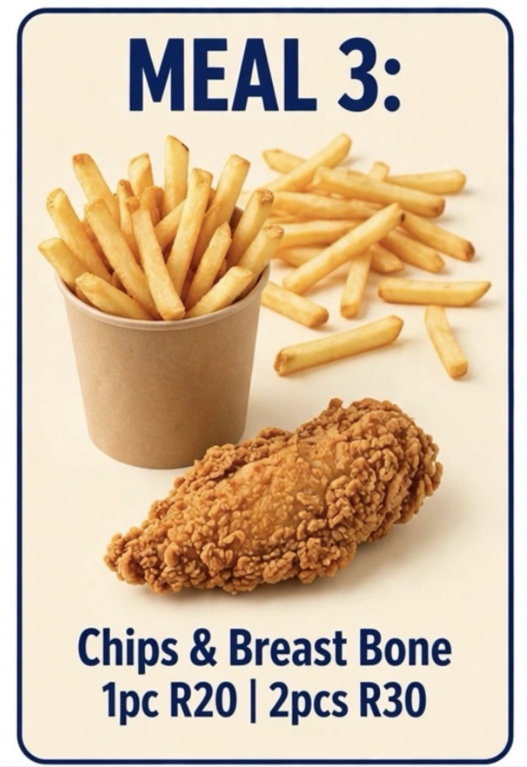 Budget Meal 3 (with Chips)