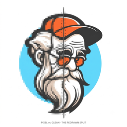 Logo redrawing and Vecterize 