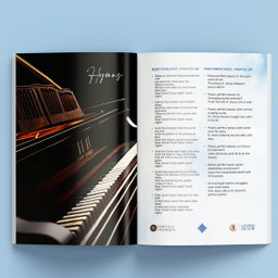 Funeral Program with 3D Effect