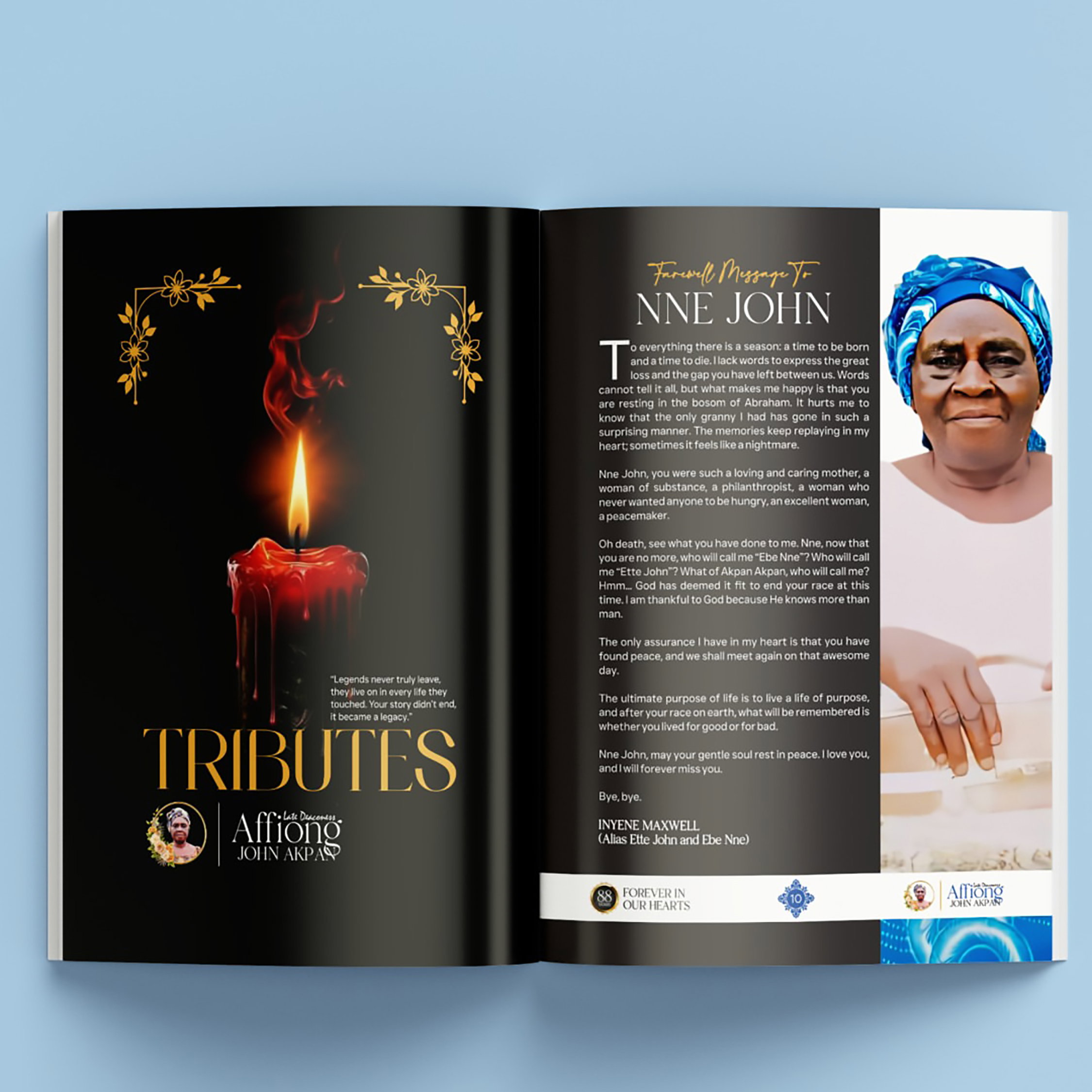 Funeral Program with 3D Effect_1