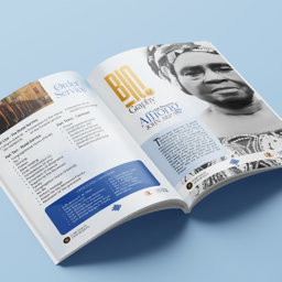 Funeral Program with 3D Effect