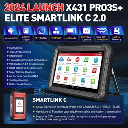 Launch x431 pro3S+ Elite car diagnostic tool