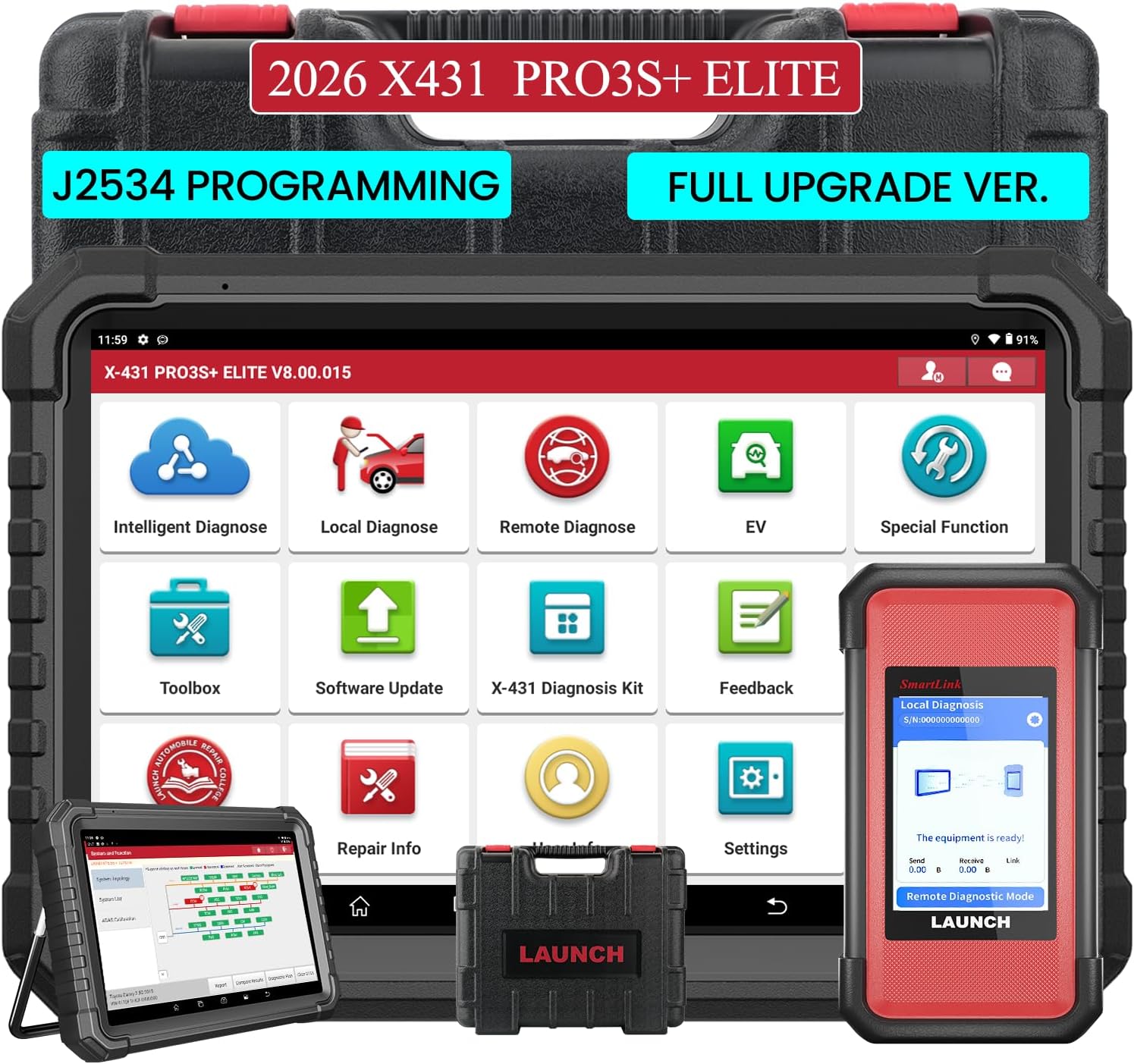 Launch x431 pro3S+ Elite car diagnostic tool_0