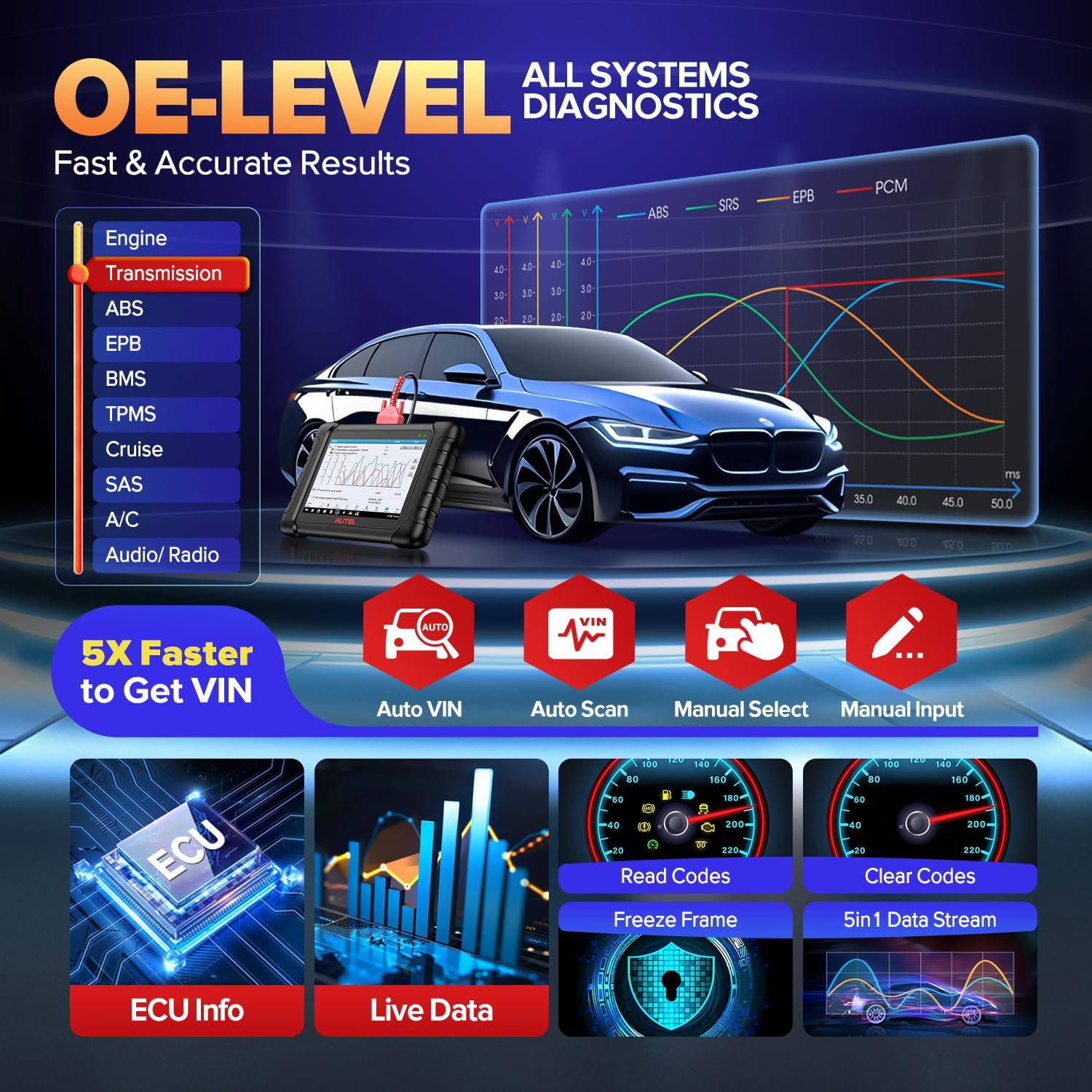 Autel Maxicheck MX808S.car diagnostic tool_1