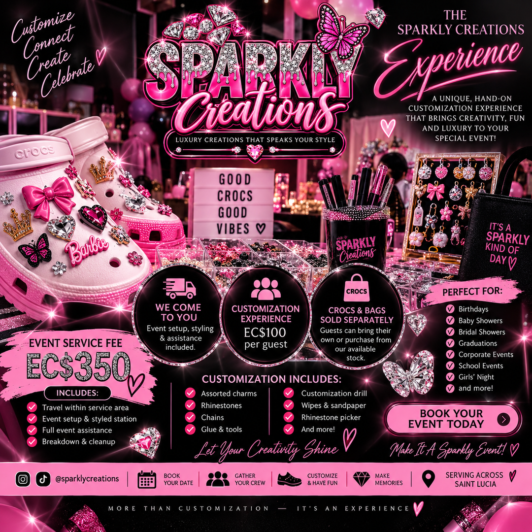 Sparkly Creations Event Customization Experience✨