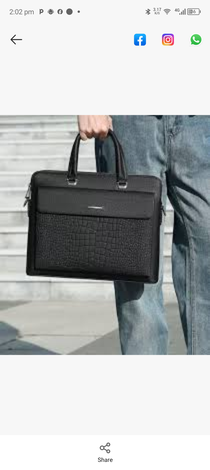  15.6″ Executive Leather Office Bag