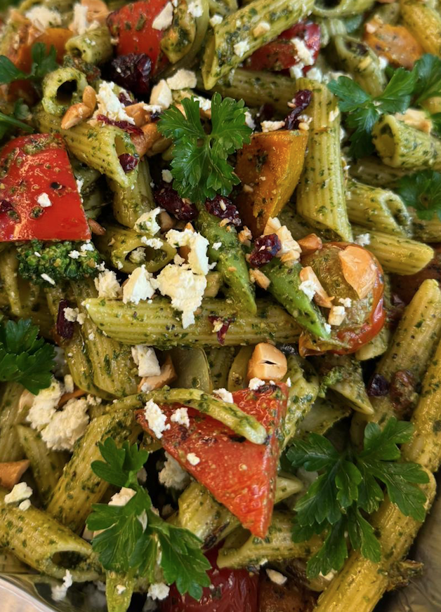 Green Goddess Pesto Pasta (V) 