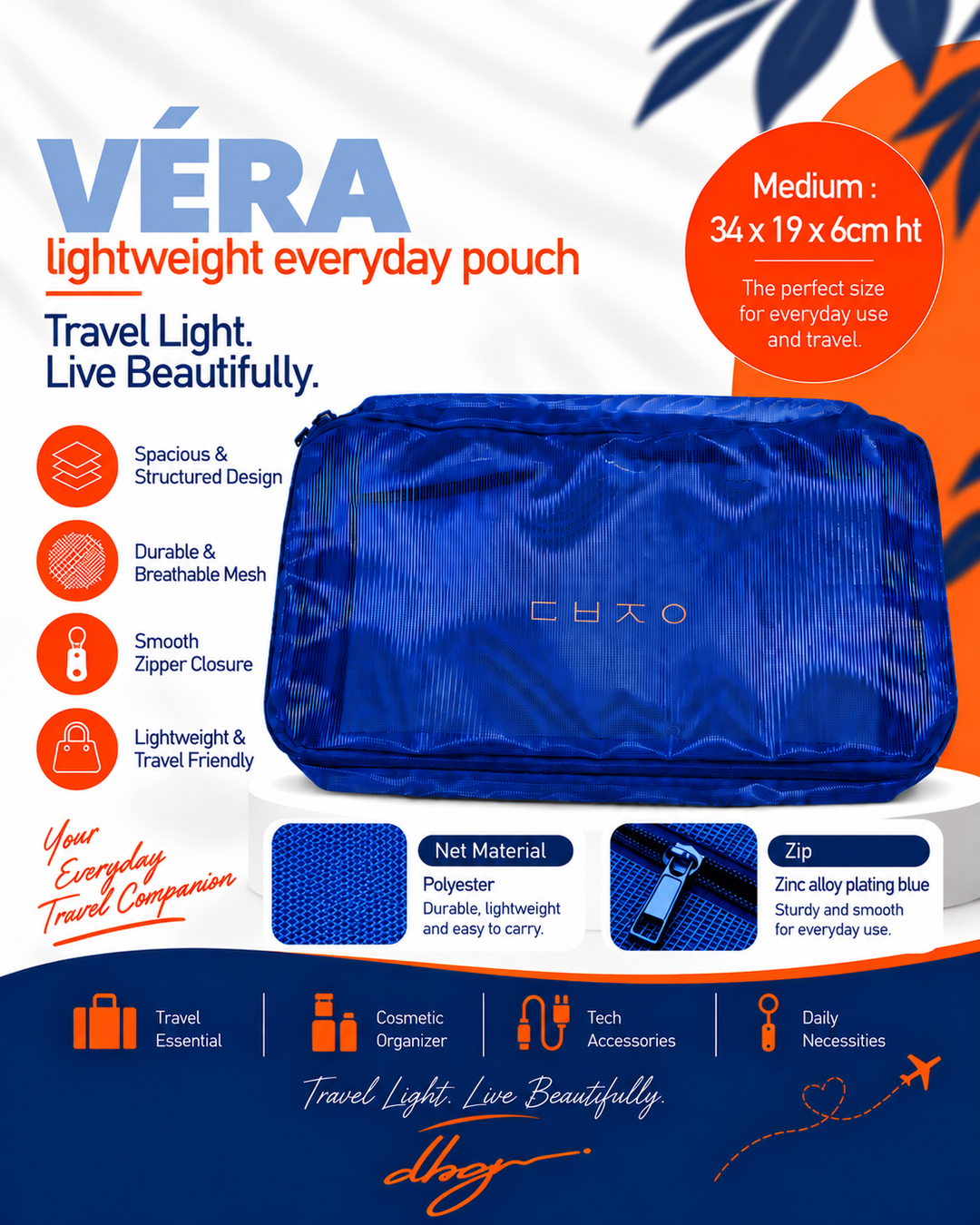 DBGR VÉRA Lightweight Everyday Pouch