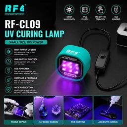 RF4 RF-CL09 USB MINI UV CURING LAMP - 9 LEDS