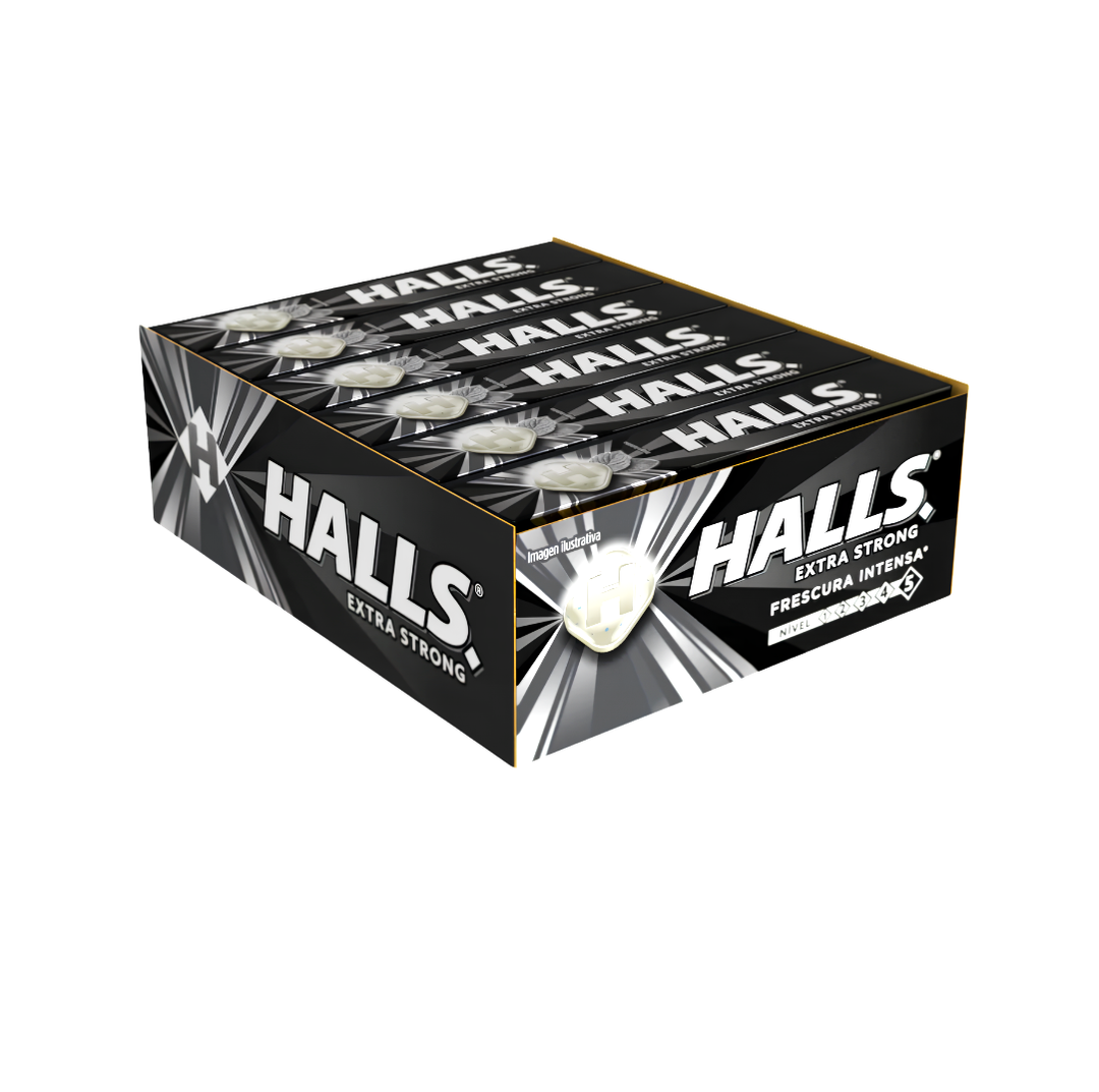 HALLS EXTRA STRONG DISP C/12PZS