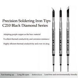  WYLIE WL-C210 BLACK DIAMOND SOLDERING IRON TIPS