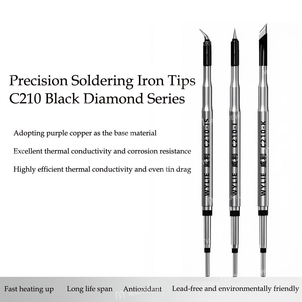 WYLIE WL-C210 BLACK DIAMOND SOLDERING IRON TIPS