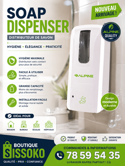 SOAP DISPENSER ou distributeur de savon automatique 