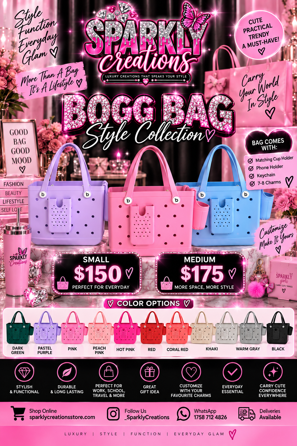 Bogg Charm Bag (Dupes)