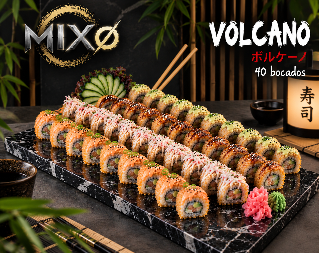 VOLCANO ROLL 40 BOCADOS